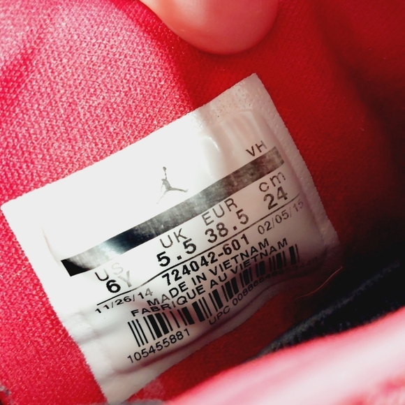 Nike Air Jordan Eclipse University Red/White/Black Athleisure Sneakers F573 - Picture 8 of 9